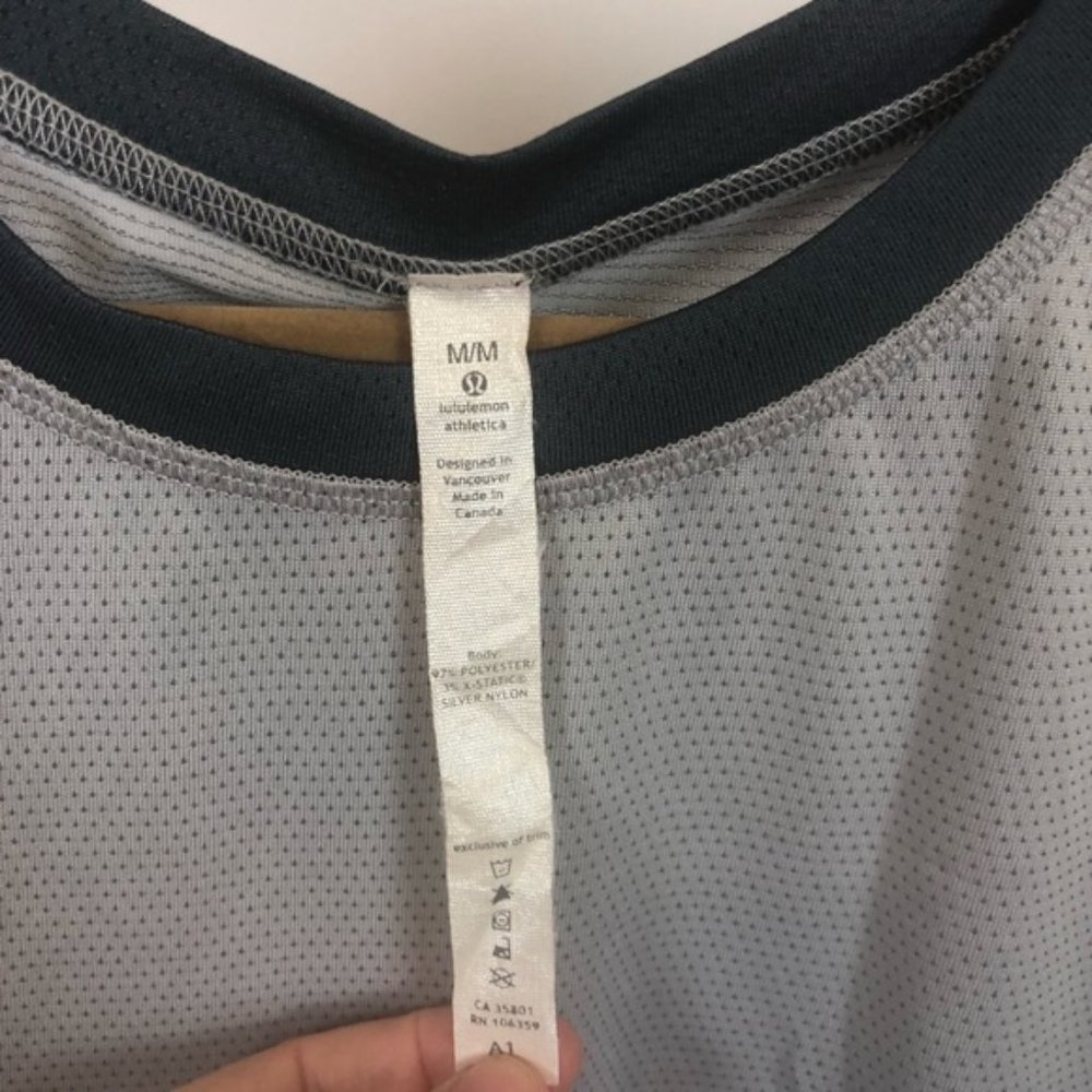 Lululemon Tank, Two-Tone Grey Euc - image 4